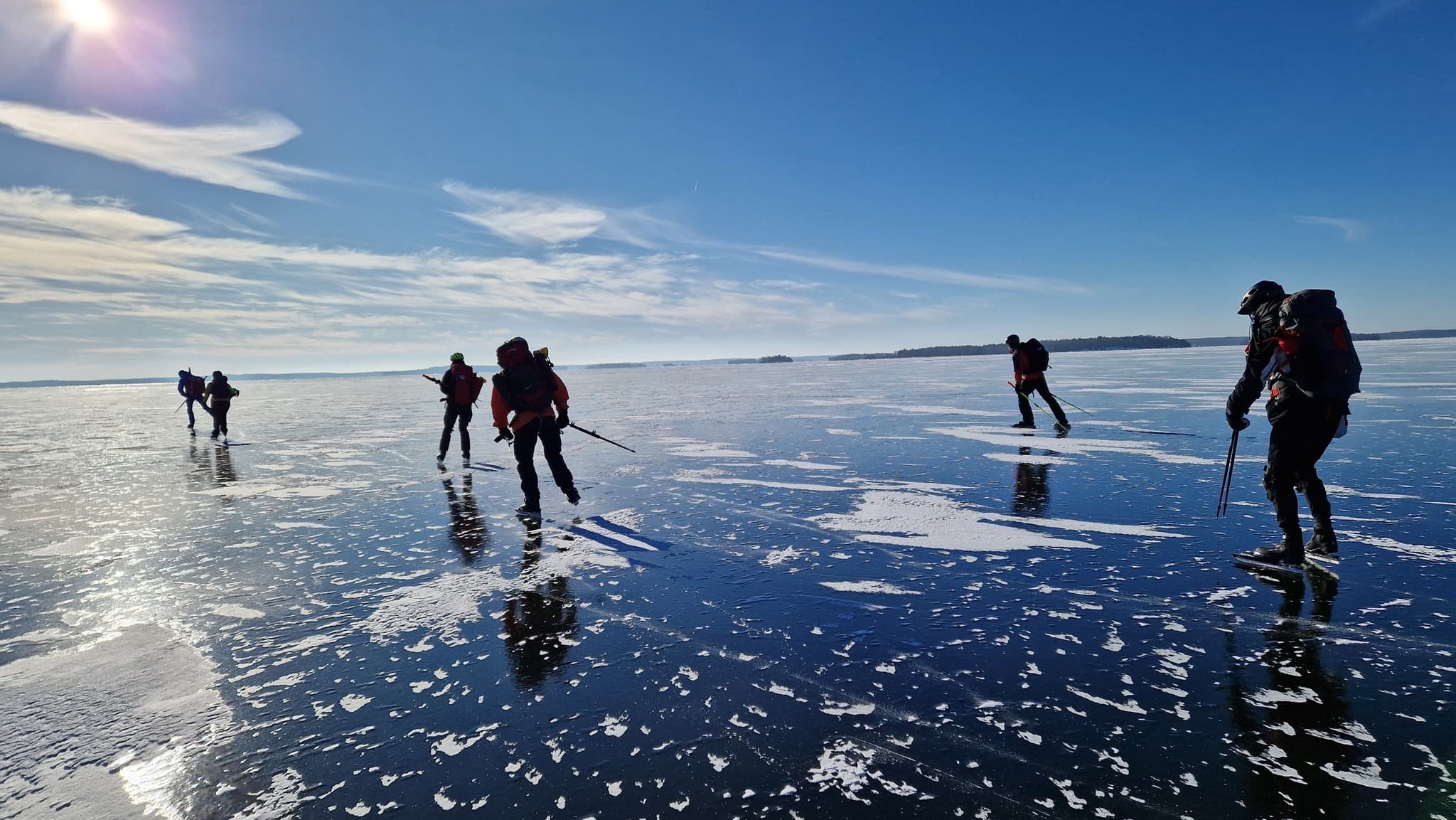 Israpport från Björkfjärden